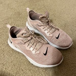 Womens Nike Flex TR9 size 10 rose gold running shoes